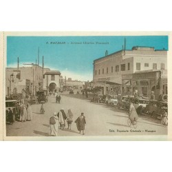 Maroc MAZAGAN. Avenue Charles Foucault bien animée