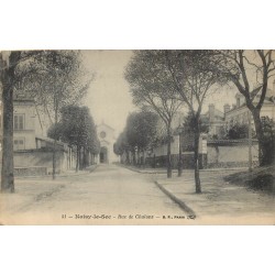 93 NOISY-LE-SEC. La Chapelle rue de Châlons 1917