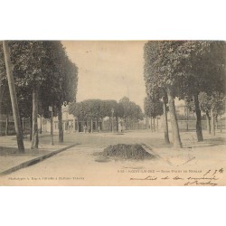 93 NOISY-LE-SEC. Travaux de voierie Rond-Point de Merlan et Restaurant 1903