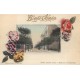 93 NOISY-LE-SEC. Bonne Année avec roses Boulevard de la République 1913