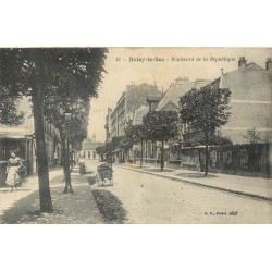 93 NOISY-LE-SEC. Boulevard de la République 1915