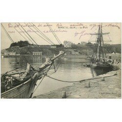 carte postale ancienne 22 BINIC. Islandais dans le Port 1934