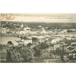 85 SAINT-GILLES. Pont reliant Saint-Gilles et Croix-de-Vie 1903