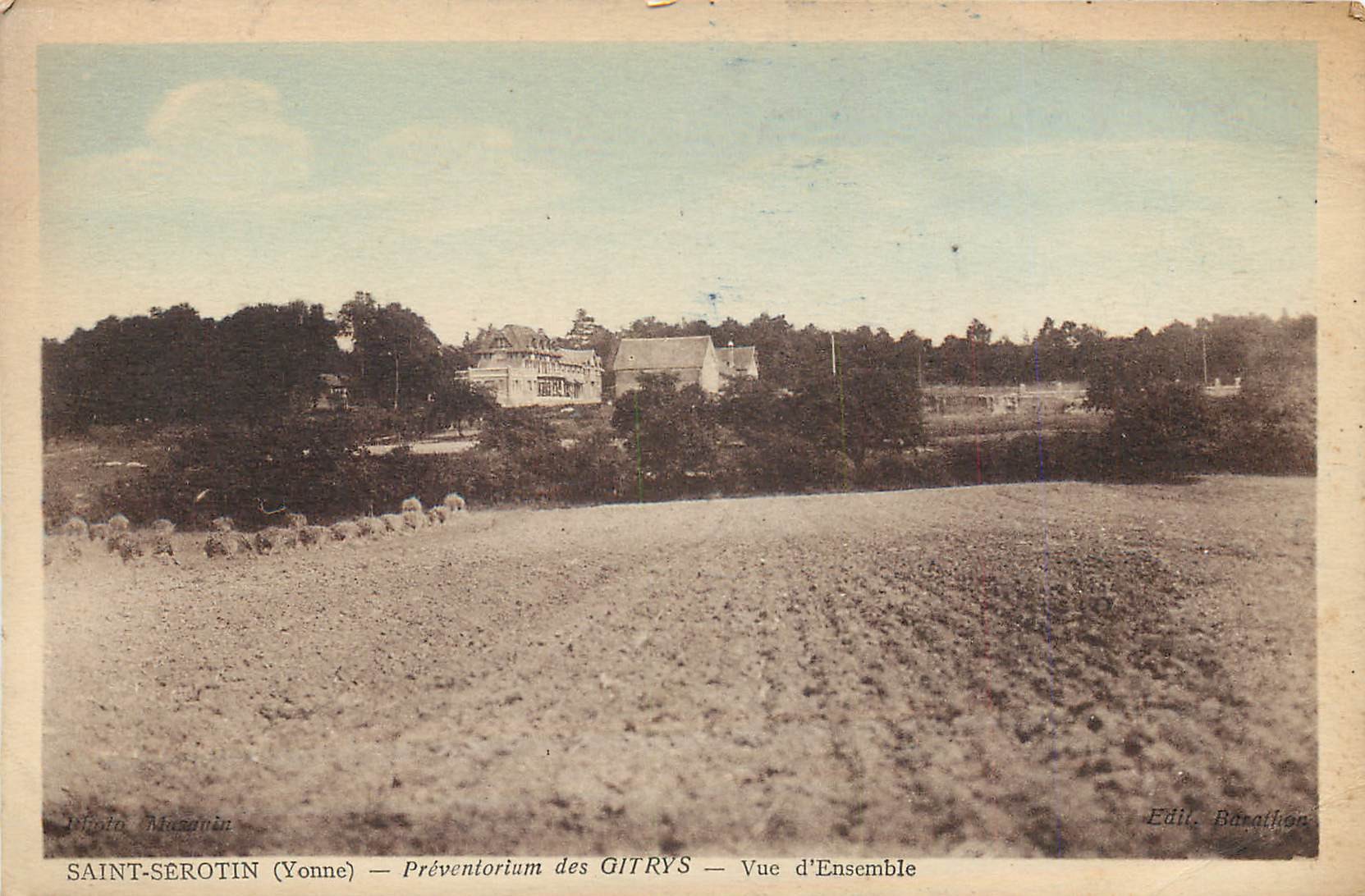 89 SAINT-SEROTIN. Préventorium des Gitrys