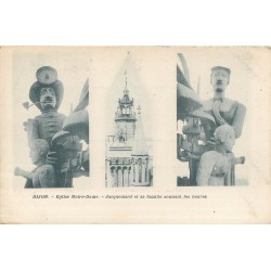 21 Dijon EGLISE NOTRE-DAME. Jacquemard et sa famille sonnant les heures vers 1900