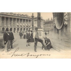PARIS. Un Cireur de Bottes 1903. Petits métiers