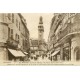 03 MOULINS. Commerces et Beffroi rue de l'Horloge 1925