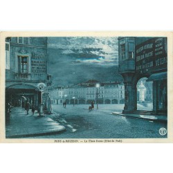 54 PONT-A-MOUSSON. La Place Duroc avec ses Arcades de Nuit