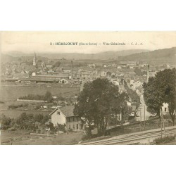 70 HERICOURT. Vue générale sur la Ville prise des vieilles Cudes 1916