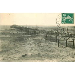 14 TROUVILLE-SUR-MER. La Jetée-Promenade par gros temps