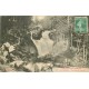 65 CAUTERETS. Cascade de Cérisey avec la Passerelle et cavaliers 1922