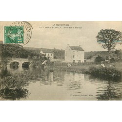 14 PONT D'OUILLY. Pont sur le Noireau 1923