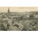 80 MONTDIDIER. Vue prise de l'Hôtel de Ville avec son Eglise 1915