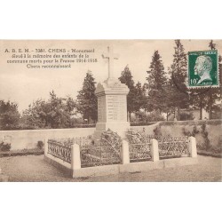 74 CHENS. Monument aux anciens Combattants guerre 1914-18 1923