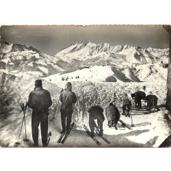 74 SAINT-GERVAIS. Sports d'Hiver 1986 Skieurs