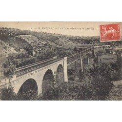 46 SOUILLAC. Le Viaduc métallique de Lamothe 1918