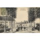 72 JUILLE. Avenue de Beaumont 1917 animation Café Cordeau