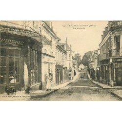 72 CHÂTEAU-DU-LOIR. Rue Nationale Epicerie Centrale 1923