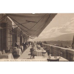 73 AIX-LES-BAINS. Terrasse Restaurant de l'Hôtel Mirabeau
