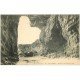 carte postale ancienne 22 CAP FREHEL. Entrée de la Grande Grotte 1923