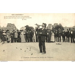 BALANDARD LE CHARMEUR D'OISEAUX AU JARDIN DES TUILERIES