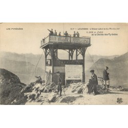 65 LOURDES. L'Observatoire du Pic du Ger belle animation