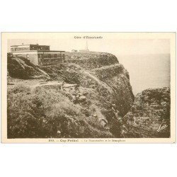 carte postale ancienne 22 CAP FREHEL. Fauconnière et Sémaphore