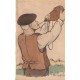 64 PYRENEES. A la régalade illustrateur Huygen