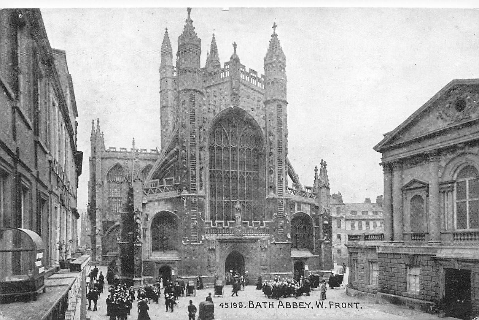 5 x cpa BATH. Abbey Front King's Institution Garden North Parade & Royal Victoria park